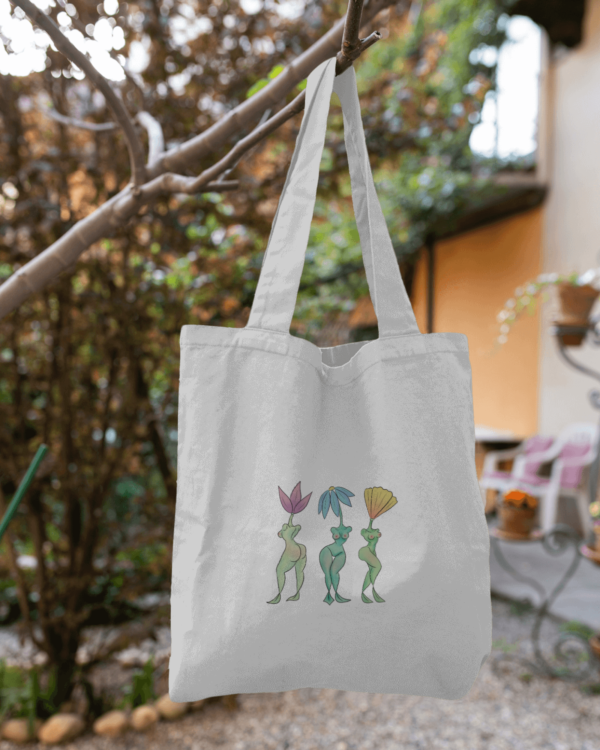 Flower Ladies Tote Bag - Image 4