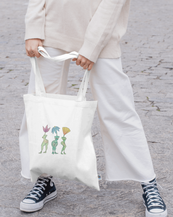 Flower Ladies Tote Bag - Image 5