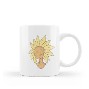 Sun Flower Moon Rock Mug