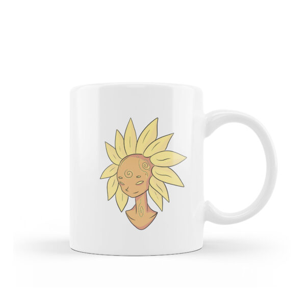 Sun Flower Moon Rock Mug