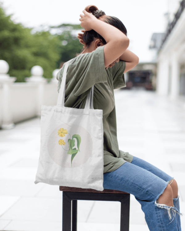 Leaf Goddess Tote Bag - Image 4