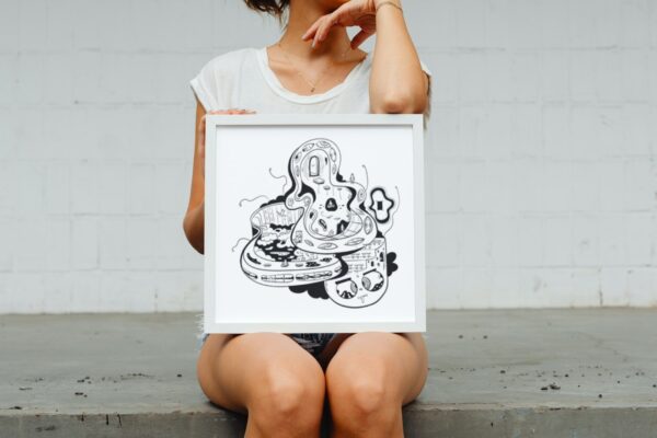 Doodle Brains - Art Print - Image 3