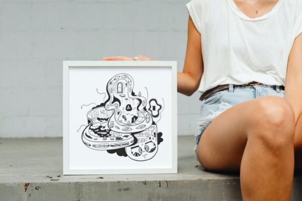 Doodle Brains - Art Print - Image 4